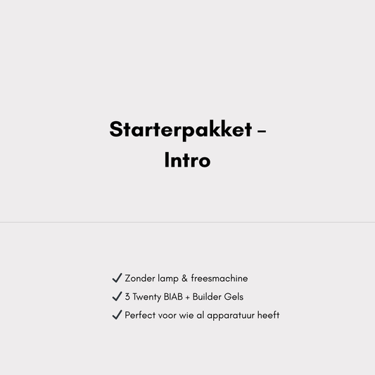 Starterpakket – Intro (Zonder lamp en freesmachine)