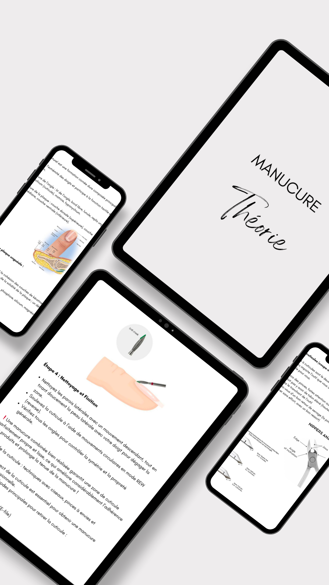 Manuel de Théorie Manucure – Devenez une Experte! (FR)