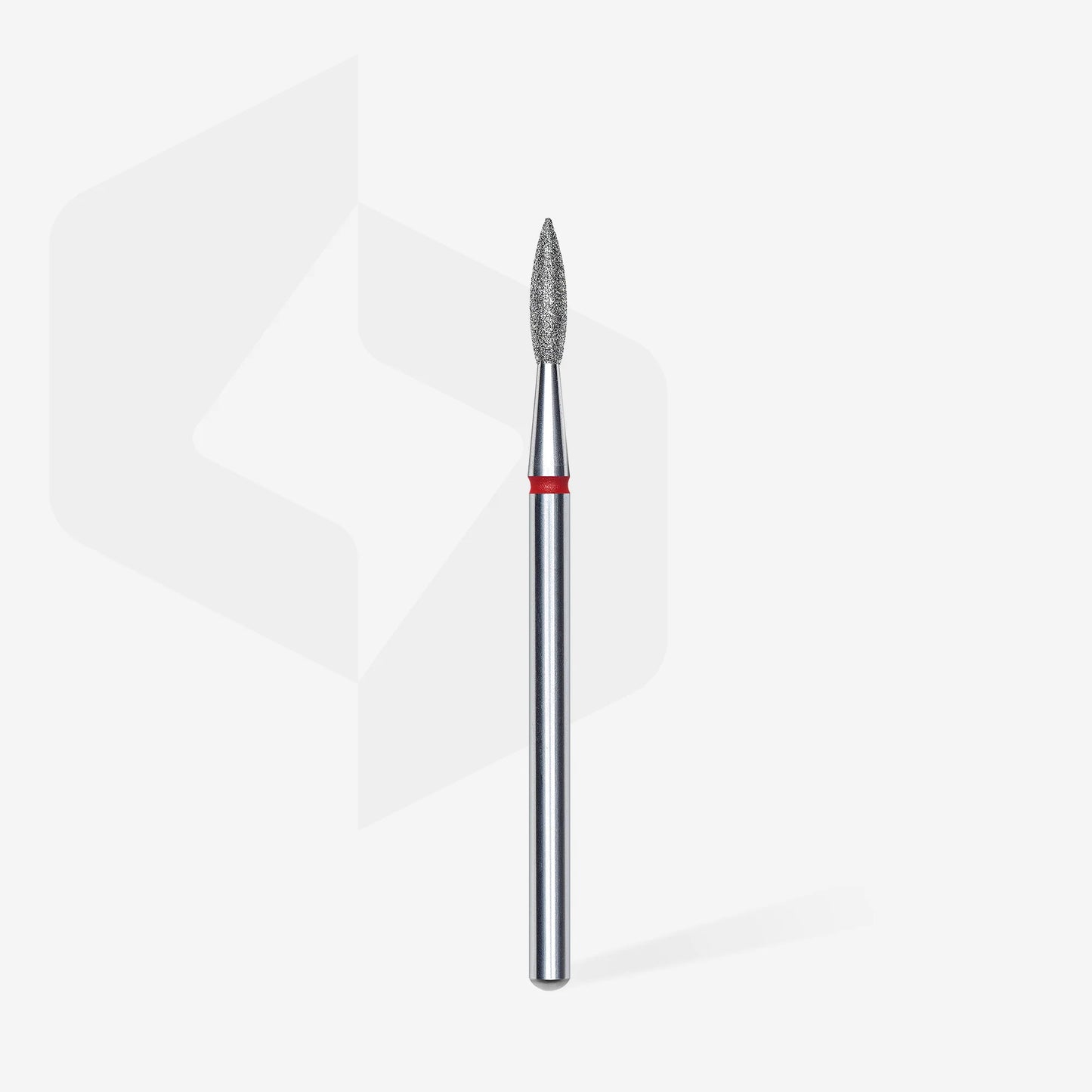 Staleks Pro® Diamond nail drill bit pointed flame red EXPERT head diameter 2.1 mm