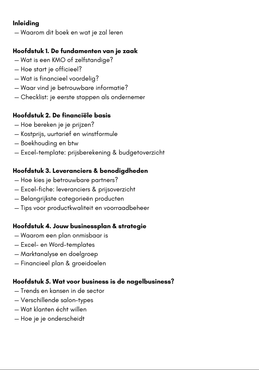 E-book (in Pre-order): Hoe lanceer ik mijn succesvolle nagelbusiness?